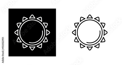 Sun Vector Icon
