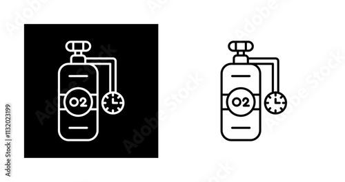 Oxygen Tank Vector Icon