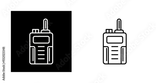 Walkie Talkie Vector Icon