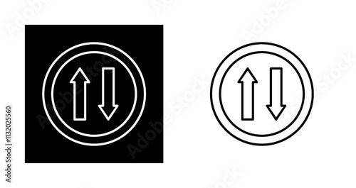 Traffic Sign Vector Icon