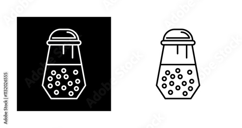 Salt Shaker Vector Icon