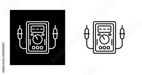 Voltmeter Vector Icon