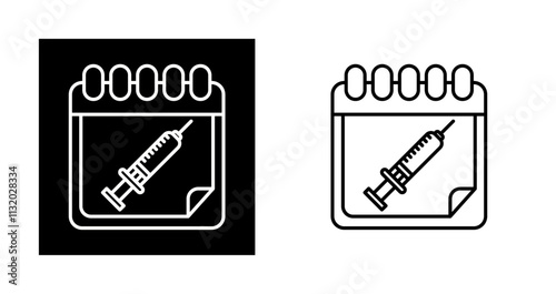 Vaccine Time Vector Icon