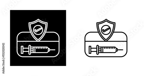 Vaccination Card Vector Icon