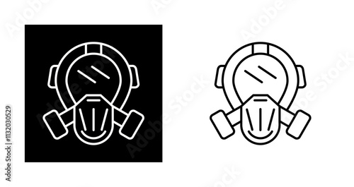 Gas Mask Vector Icon