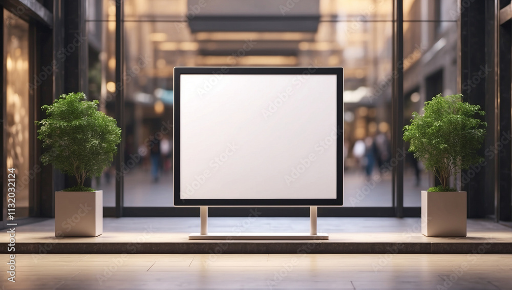 Fototapeta premium Clean Screen or Signboard Display