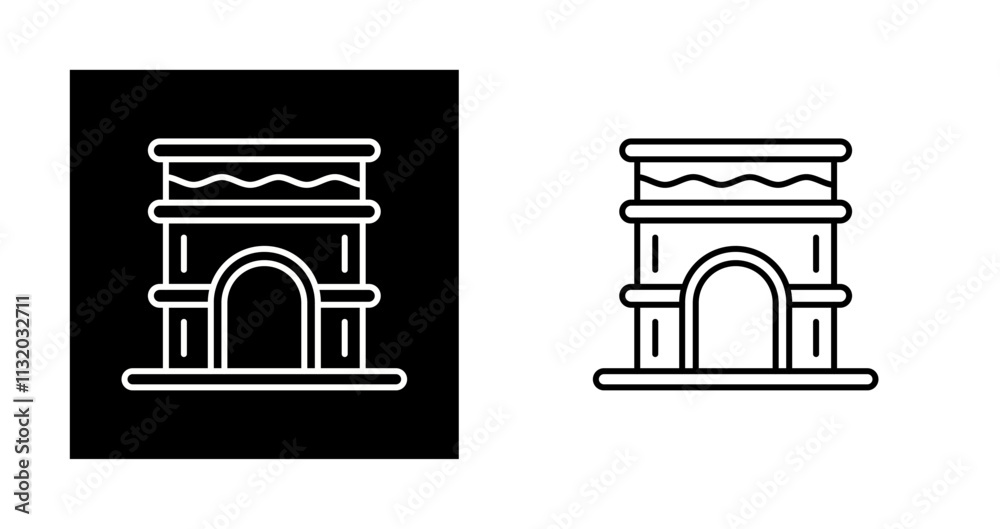 Fototapeta premium Arch Vector Icon
