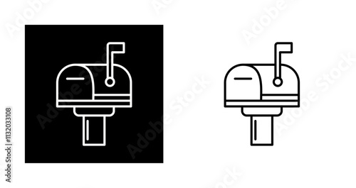 Mail Box Vector Icon