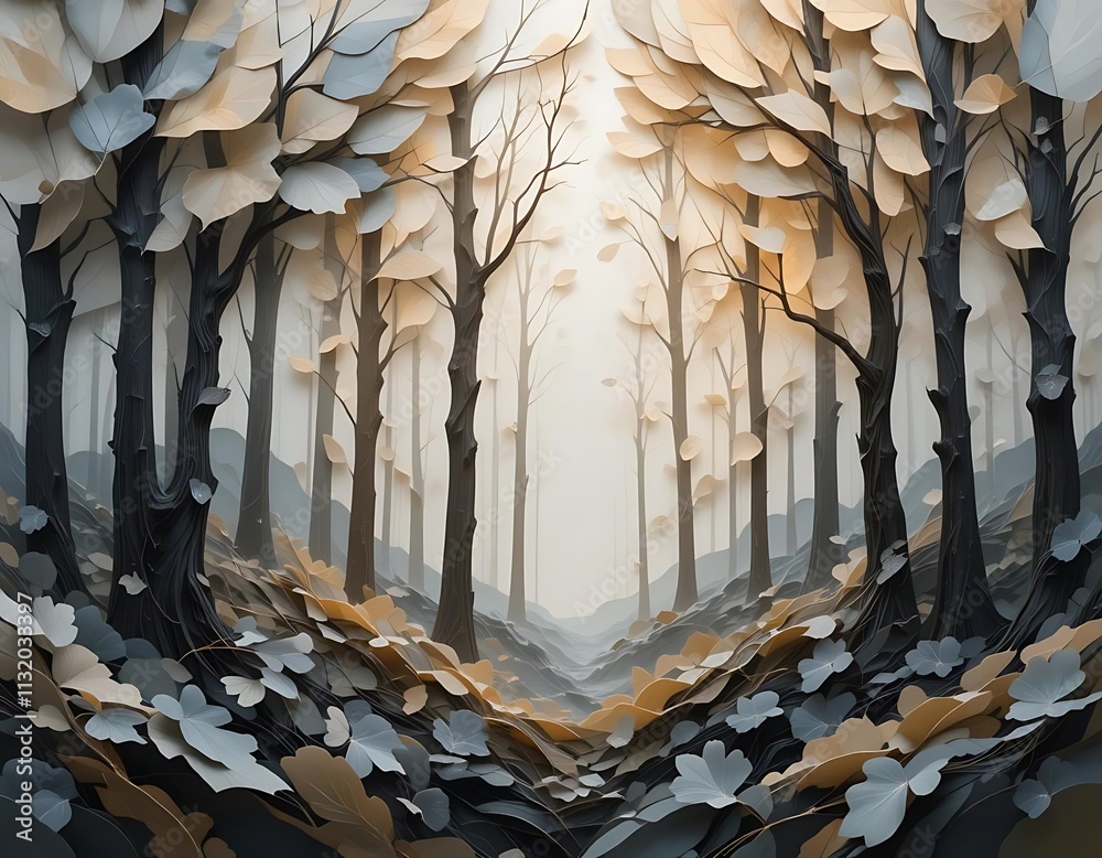 Fototapeta premium autumn in the woods