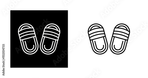 Slippers Vector Icon