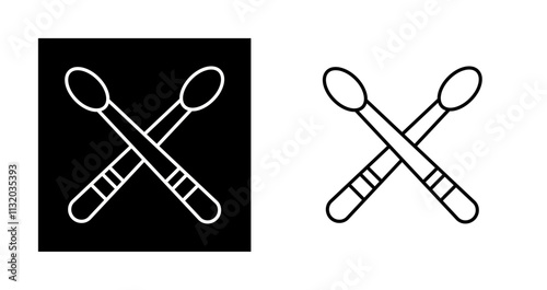 Drumsticks Vector Icon