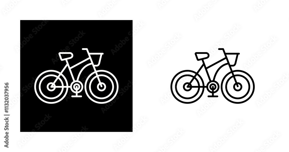 Fototapeta premium Bicycle Vector Icon