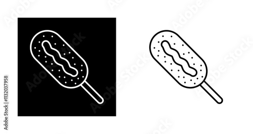 Corndog Vector Icon