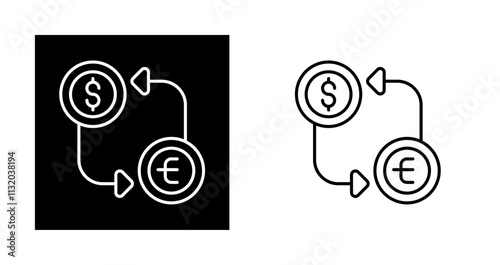 Currency Exchange Vector Icon