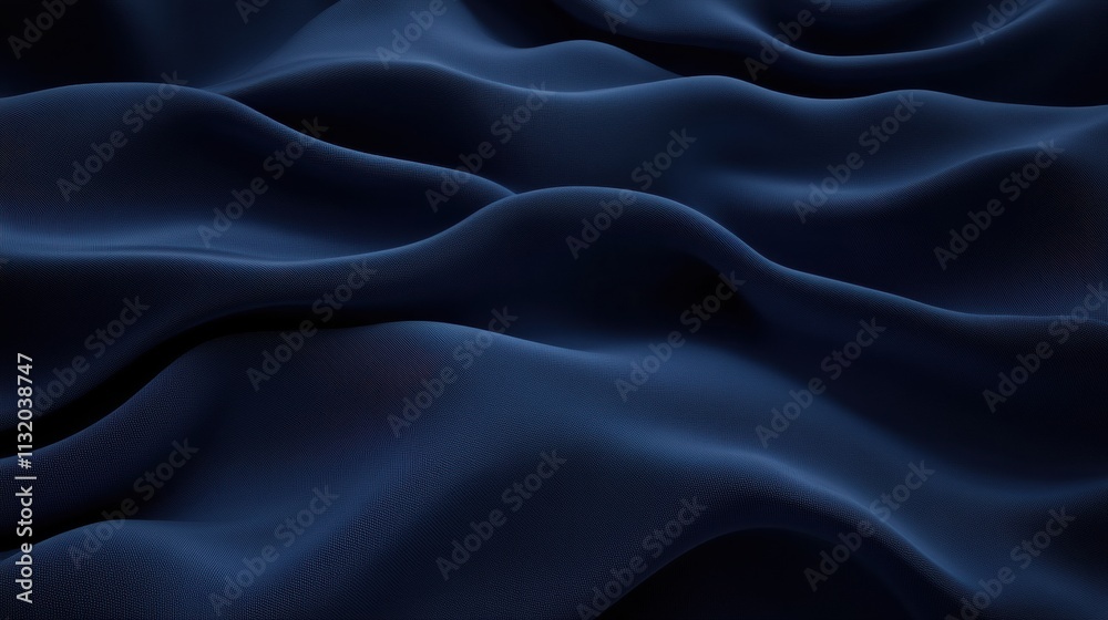 Obraz premium Deep navy blue plain background with subtle lighting variations