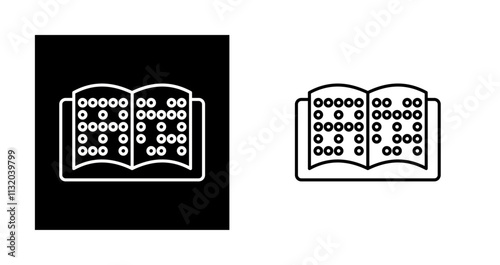 Braille Vector Icon