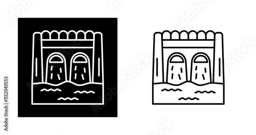 Dam Vector Icon