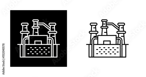 Geothermal Energy Vector Icon