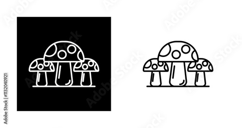 Mushroom Vector Icon