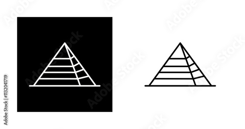 Pyramid Vector Icon