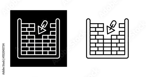 Masonry Vector Icon