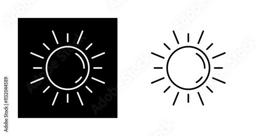 Sun Vector Icon