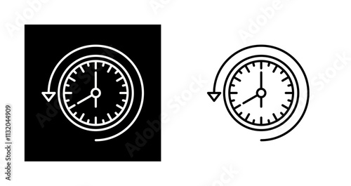 Past Time Vector Icon