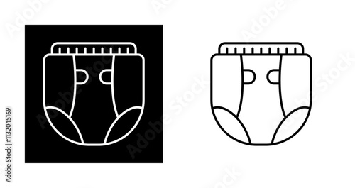 Diaper Vector Icon