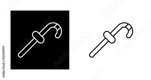 Walking Stick Vector Icon