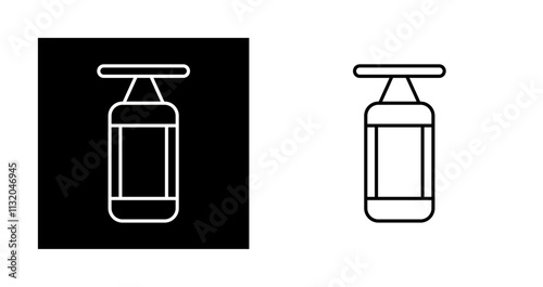 Boxing Bag Vector Icon