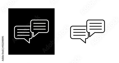 Chatting Vector Icon