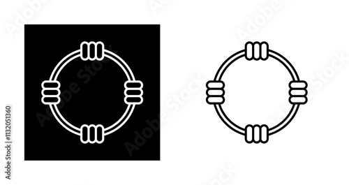 Hula Hoop Vector Icon