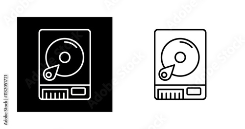 Harddrive Vector Icon