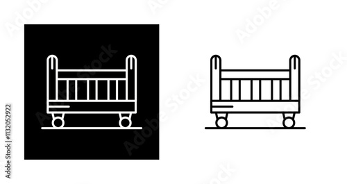 Crib Vector Icon