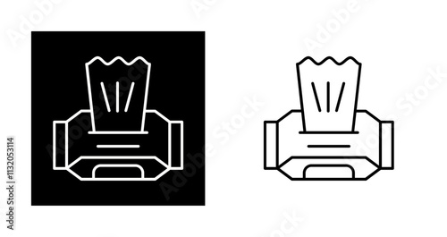 Wet Wipes Vector Icon