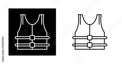 Bulletproof Jacket Vector Icon