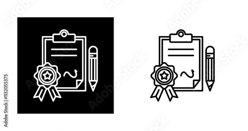 Contract Vector Icon