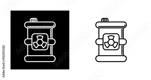 Toxic Waste Vector Icon