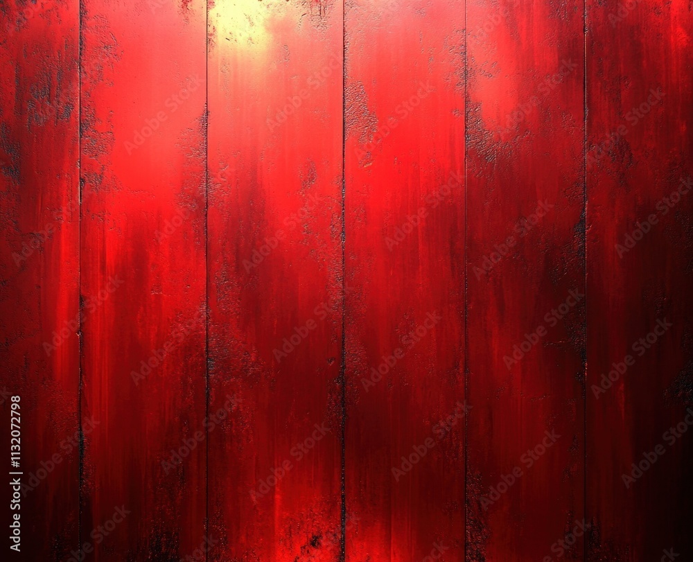 Obraz premium Red Metallic Texture Background Abstract Brushed Metal Plate Pattern Vector Illustration