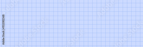 Retro blue checker seamless pattern. Grid background design in school aesthetic. Vector illustration for poster, cover, print