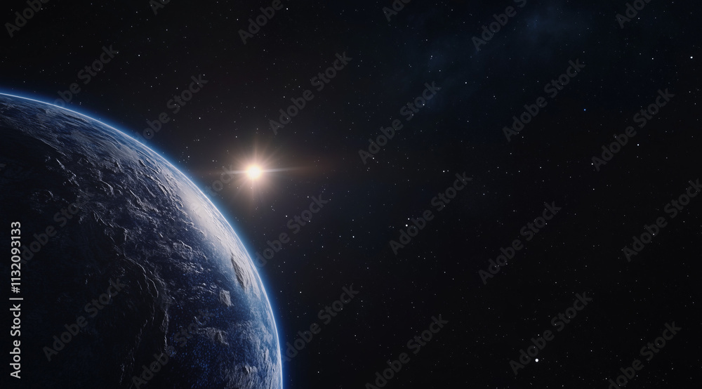 Fototapeta premium Arial view of earth 