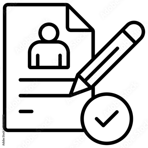 Enrollment Outline Icon