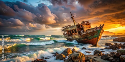 Cape Agulhas:  Shipwrecks and dramatic coastal scenery define South Africa's southernmost point.