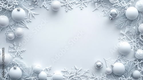Сhristmas background with snowflakes.