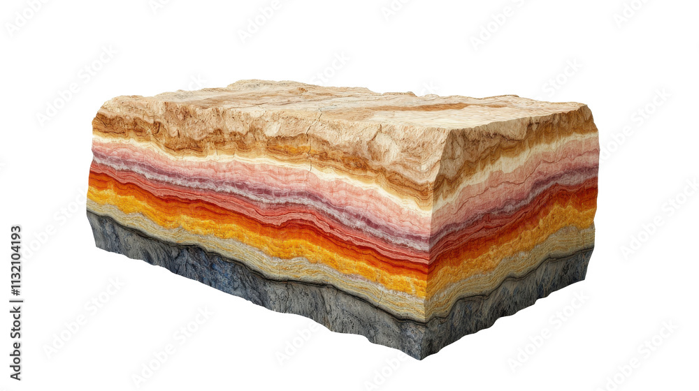 Fototapeta premium layer of earth geological