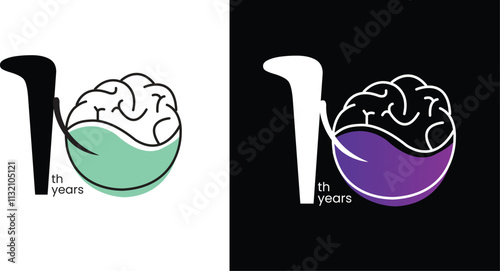 10 th years logo