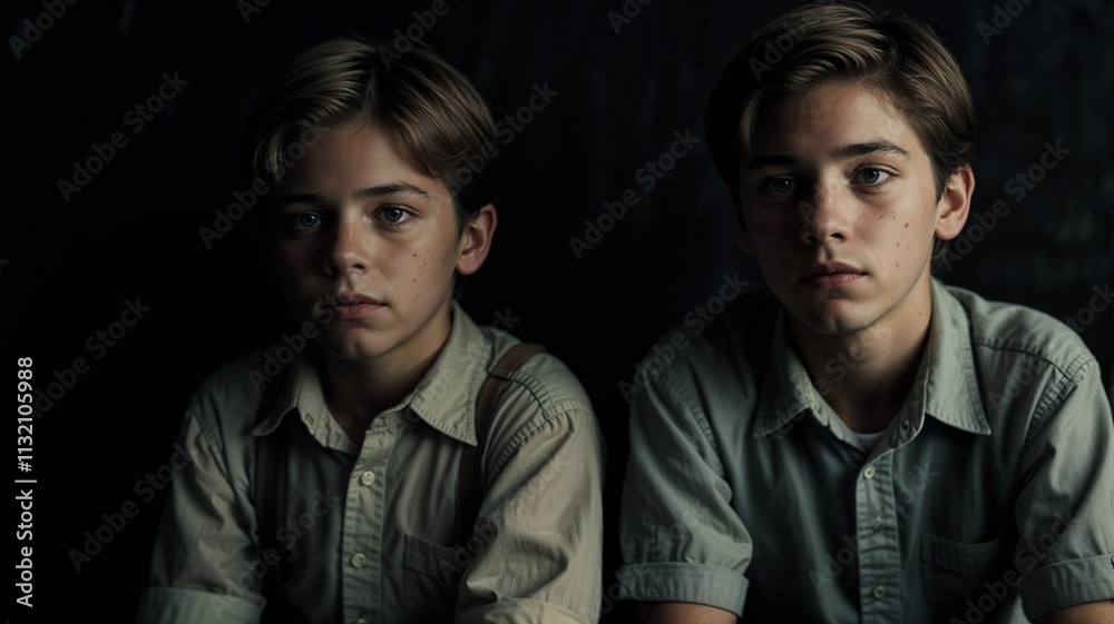 Obraz premium Boys Being sad