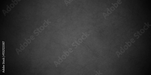 Empty abstract dark black painted cement wall, grey paint limestone texture background. black stone marble concrete wall grunge texture background. Old grunge texture interior smooth plaster wall.