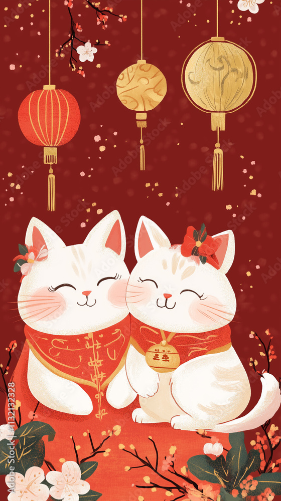 Fototapeta premium chinese new year card