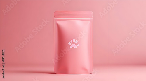 Wallpaper Mural Pink Pouch Product 3D Illustration Torontodigital.ca